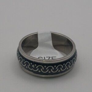 Polished Stainless Steel Minimalist Band Ring | US Size 9 / CN 18